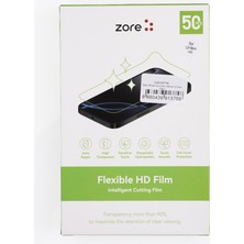 HTstore Zore Basic Model Tpu Clear Ekran Koruyucu 196MM x 125MM 50 Adet