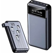 Sibelora Home Hızlı Şarj Özellikli 20.000 Mah Dijital Göstergeli USB Girişli Android ve Ios Uyumlu Powerbank