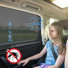 Esranın Dünyası Araç Yan Cam Güneşlik Perdesi Güneş Önleyici Aksesuar Uv Işıklardan Koruma Sineklerden Koruma Oto Güneşlik Anne Bebek Çocuk Perde Arka Koltuk Emzirme Örtüsü ve Mahremiyet Sağlayan (1)