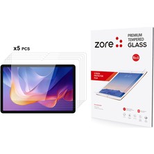 HTstore Xiaomi Uyumlu  Redmi Pad 2 Zore 5in1 Tablet Temperli Cam Ekran Koruyucu