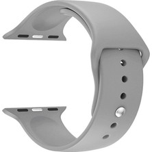 Die Grup Akıllı Saat Silikon Kordon 42/44 mm Gri