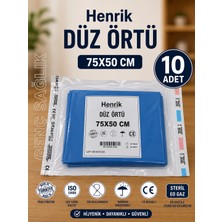 Genç Sağlık Steril Düz Örtü 75×50CM 10'lu