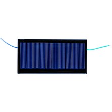 Emay Center Küçük Mini Güneş Paneli 8 x 4 cm 4,5V 0,1A Kablolu Özelliklerle Projeler İçin