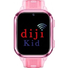 Dijikid 4.5G Pro Akıllı Çocuk Saati Pembe