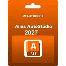 Autodesk Alias Autostudio 2027 (Windows) - 1 Pc 3 Yıl Full Sürüm Kod