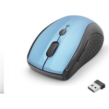 Die Grup Kablosuz Mouse 800/1600 Dpi - Mavi Siyah HDX3405B