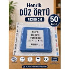 Genç Sağlık Steril Düz Örtü 75×50CM 50'li