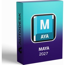 Autodesk Maya 2027 (Mac) - 1 Mac 3 Yıl Full Sürüm