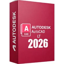 Autodesk AutoCAD LT 2026 (Windows) - 1 Pc 2 Yıl Autodesk Serial Kod