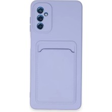 Prativas Galaxy A14 4g Kılıf Kelvin Kartvizitli Silikon - Lila