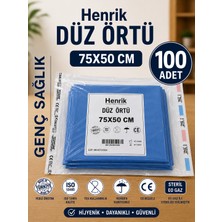Genç Sağlık Steril Düz Örtü 75×50CM 100'LÜ