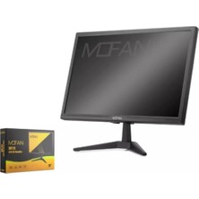 Mofan MF24 23.6" LED Full Hd Monitör Hoparlör HDMI + VGA 75Hz 1920X1080 Siyah