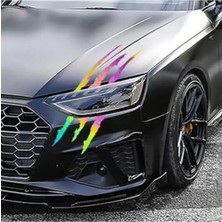Die Grup Hologram Pençe Araba Araç Oto Sticker Etiket Folyo