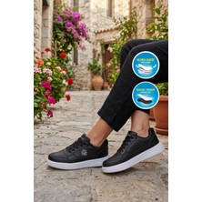 Walkway Siyah Beyaz Unisex Spor Ayakkabı BST-2081 G