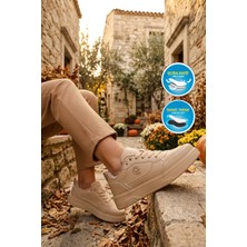 Walkway Bej Unisex Spor Ayakkabı BST-2081 G
