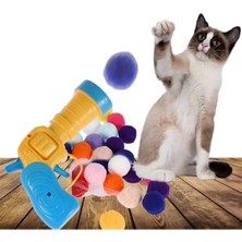 Die Grup Peluş Top Atan Interaktif Kedi Oyuncak Seti