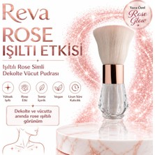 Reva Işıltılı Rose Simli Dekolte Vücut Pudrası - Rose Explosion For Decolette - Vegan & Temiz Içerik