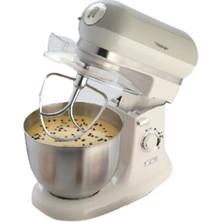 Ariete Vintage Mutfak Makinesi 2400 W Güç, 5 - 5,9 lt Paslanmaz Çelik Kap ile Krem Renk