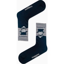 Carnaval Socks Abraham Lincoln Art Desenli Renkli Çorap