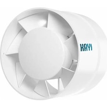 Kayı YUF100 100 mm Havalandırma Fanı 107 m3/h Debi Özellikleri ile Banyo ve Tuvalet Kullanımı