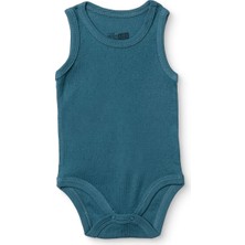 Hellobaby Erkek Bebek Jakarlı Body Çıtçıtlı Bisiklet Yaka Atlet