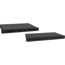 Ager 12PORT AG-FO01U12SCD-DG-B44-BSC-01U Fiber Optik Kutu Siyah