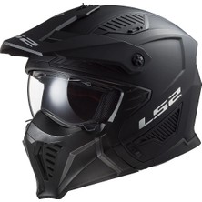 Ls2 Drifter Mat Siyah Kask