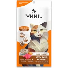 5 x 15 gr Tuna ve Somon Etli Kedi Ödülü, Besleyici ve Lezzetli