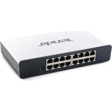 Tenda S16 16 Port 10/100 Yonetılemez Desktop Swıtch