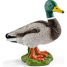 Erkek Ördek Figürü - 5 x 2.9 x 4.5 cm Eğlenceli Oyun