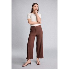 DeFacto Culotte Düz Paça Kırışık Dokulu Pantolon H8605AX26HS