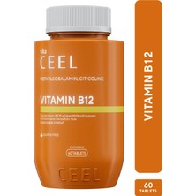 Vita Ceel Vitamin B12 Plus Dil Altı Tablet Metyhcobalamin, Sitikolin 60 Tablet