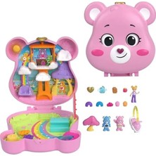 Polly Pocket™ Care Bears Mikro Oyun Seti Polly Pocket ve Care Bears Bebekler ve Oyun Seti, Oyuncak Araba ve Temalı Aksesuarlar, Mini Seyahat Oyuncağı JCC14