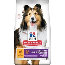 Hassas Deri ve Mide Için Tavuklu Köpek Maması 14 kg