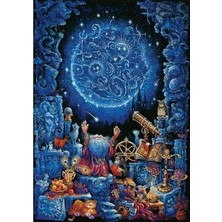 Esranın Dünyası Neon Astroloji Temalı 1000 Parça Puzzle, Eğlenceli Zihinsel Gelişim Için