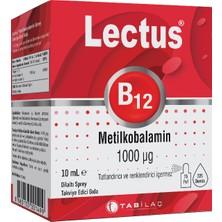 Lectus B12 Metilkobalamin 1000 Mcg Sprey 10 ml