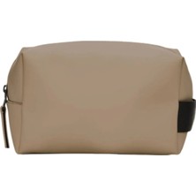 Rains Bej Erkek Traş Çantası Wash Bag Small W3