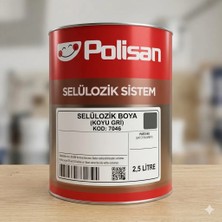 Polisan Selülozik Sistem Koyu Gri KOD:7046 2.5 LİTRE YENİ VERSİYON