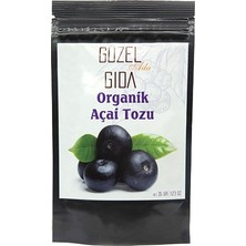 Güzel Ada Gıda 35 gr Organik Açai Üzümü Tozu Doğal Aroma ve Özel Özellikleriyle