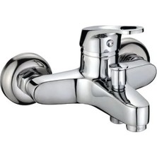 Çift Su Çıkışlı Aç Kapa Banyo Bataryası