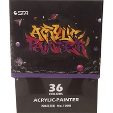 Sta Akrilik Marker Kalem Seti 36'lı