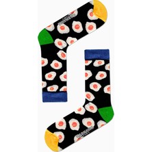 Carnaval Socks Yumurta Desenli Renkli Çorap