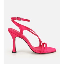 Hotiç 01SAH321190A730 KADIN Pembe Ince Topuklu  Sandalet