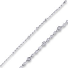 Yvz Store 925 Ayar Gümüş Zirkon Taşlı Bileklik