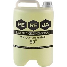 Pereja 80 Derece Limon Kolonyası 5 Litre Dökme Ambalajda Ferahlatıcı Koku