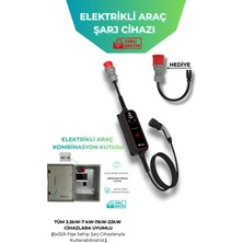 Bemis Elektrikli Araç Şarj Istasyonu ve Nuvıon Büyük Boy 22KW-Sigortalı & Prizli Şarj Kombinasyon Pano BEV-2331-0001