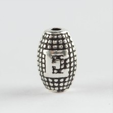 Zero Land Semeglbl 8 mm Arpa Kesim Metal Harf  Metal Tesbih Harfi -E