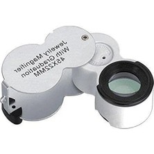45X22MM Katlanır Ölçekli Optik Lens, 2 Beyaz LED ile