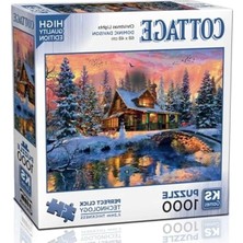 Die Grup Christmas Lights Temalı 1000 Parça Puzzle, Eğlenceli Zihin Geliştirici Aktivite
