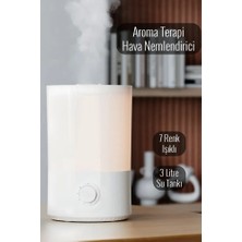 Light Nova 3 Litre Ultrasonik Oda Hava Nemlendirici | 7 Renk Ledli Aromaterapi Buhar Makinesi Aroma Difüzör